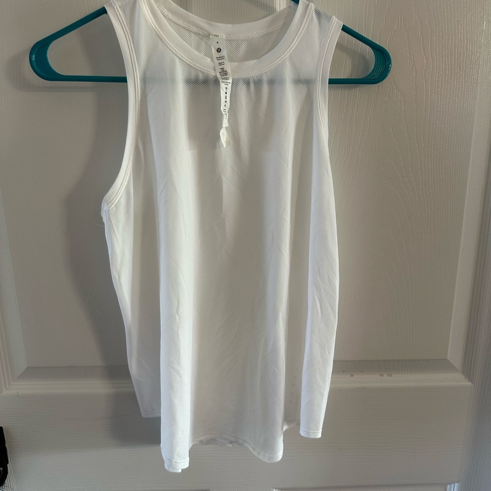 Lululemon Athletica White Tank Top